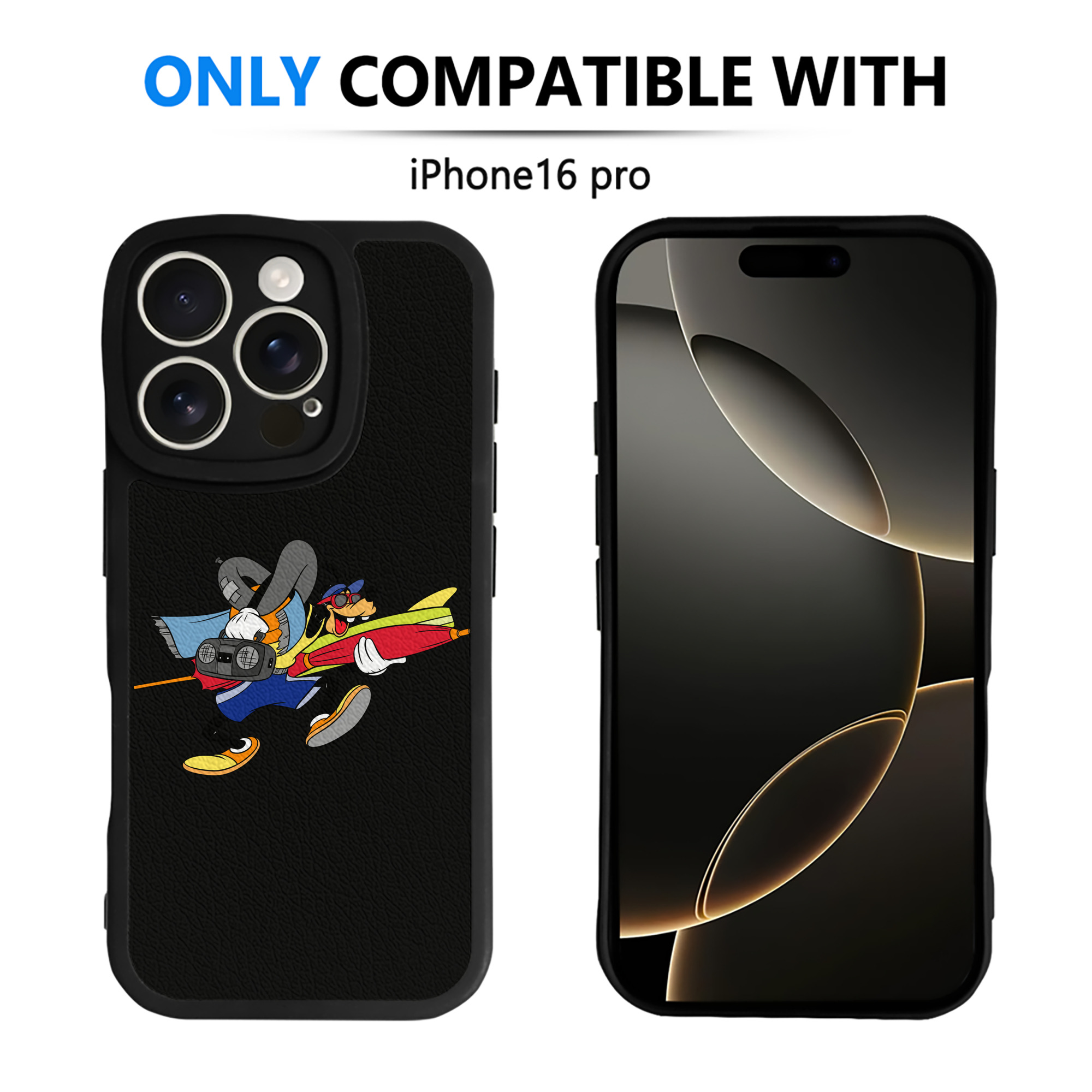 （画像用） ミッキーマウス Mickey Mouse 【iPhone 16シリーズ対応】シリコンスマホケース（レザー調） 材質：シリコン